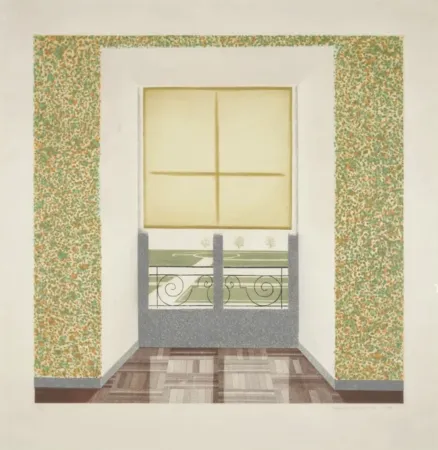 エッチングと　アクチアント Hockney - Contrejour in the French Style