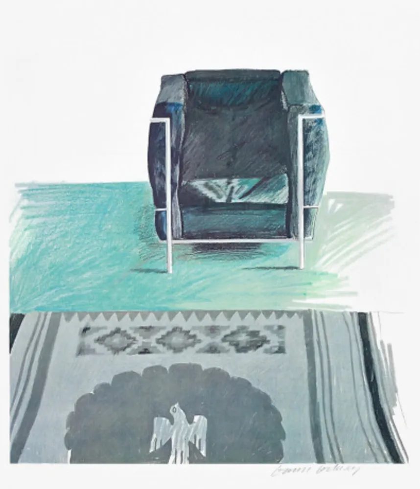 オフセット Hockney - Corbusier Chair and Rug