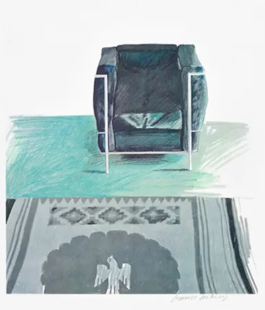 オフセット Hockney - Corbusier Chair and Rug