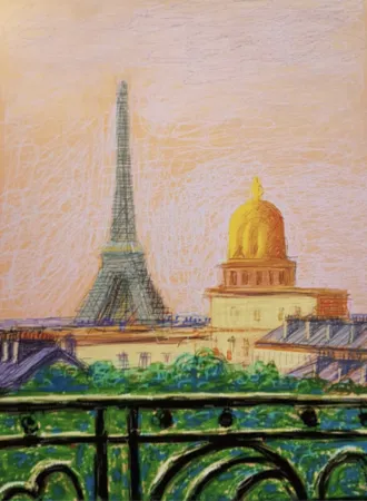 多数の Hockney - Eiffel Tower (by day)