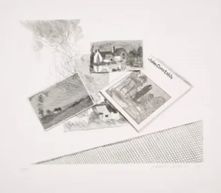 エッチングと　アクチアント Hockney - For John Constable