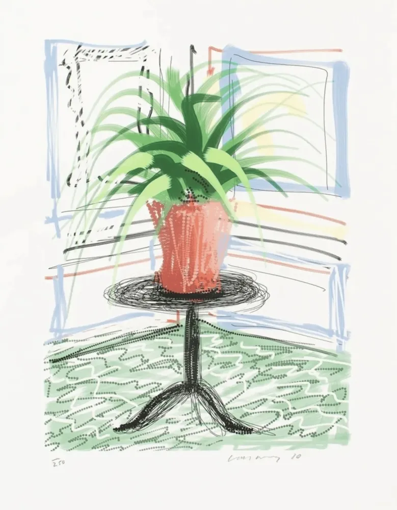 多数の Hockney - IPad Drawing Untitled #468