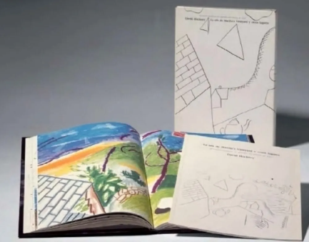 挿絵入り本 Hockney - La Isla de Martha Vineyard y otros lugares