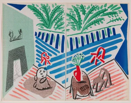 オフセット Hockney - Livingroom and Terrace