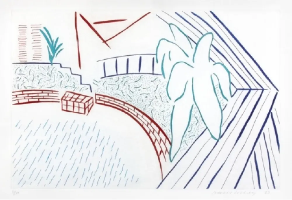 アクチアント Hockney - My pool and terrace