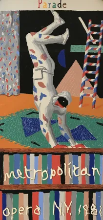 シルクスクリーン Hockney - Parade – Metropolitan Opera NY