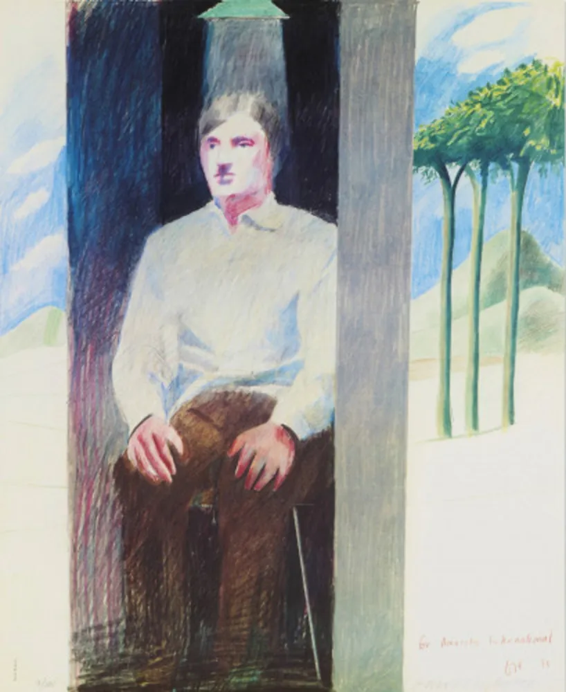 オフセット Hockney - Prisoner, for Amnesty International