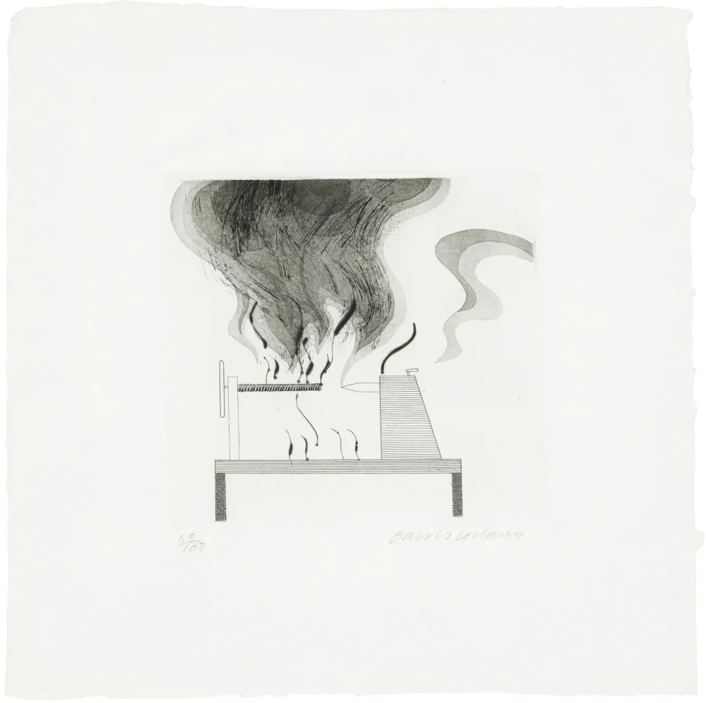 多数の Hockney - The Lathe and Fire