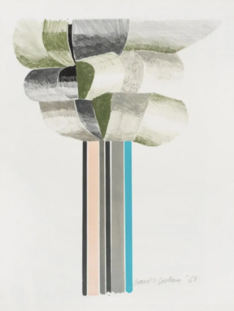 リトグラフ Hockney - Trees