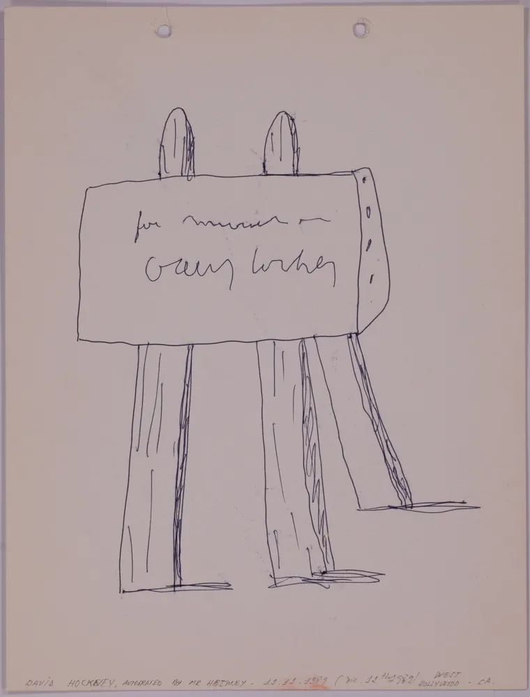 技術的なありません Hockney - Untitled