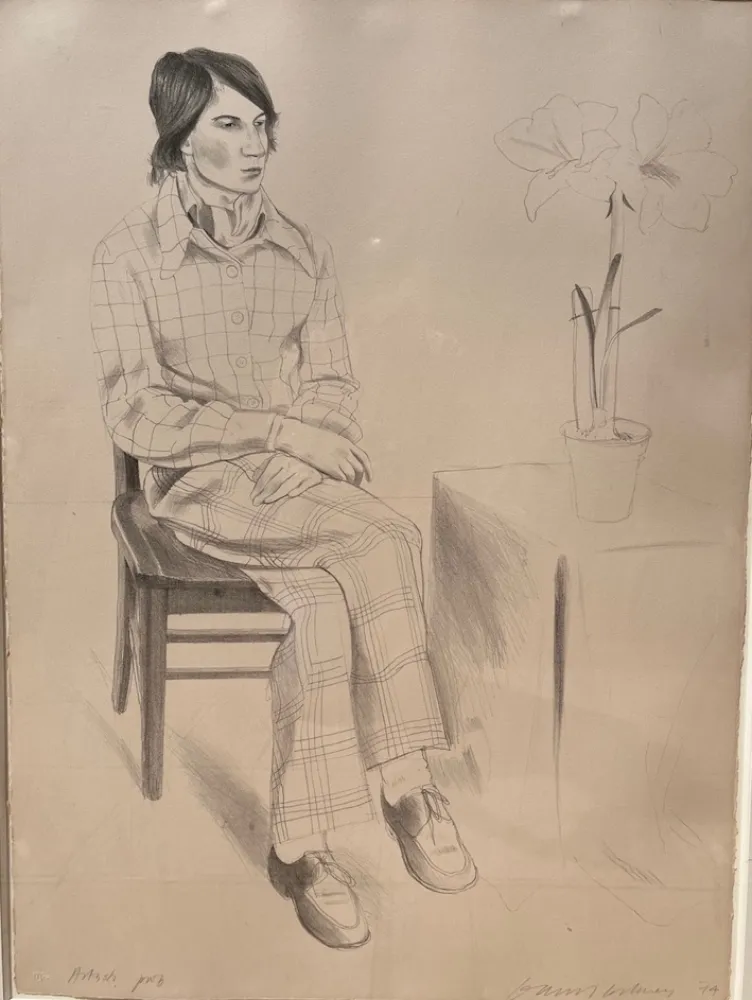 リトグラフ Hockney - Yves Marie