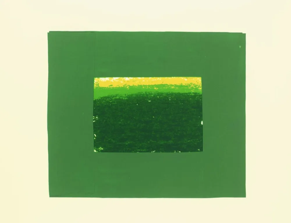 シルクスクリーン Hodgkin - Indian Views - Plate K