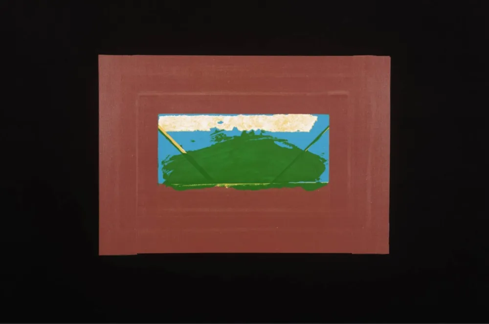 シルクスクリーン Hodgkin - Indian Views Suite – Plate G