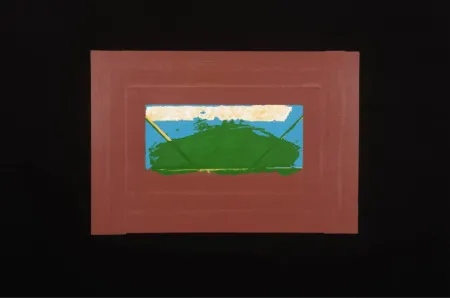 シルクスクリーン Hodgkin - Indian Views Suite – Plate G