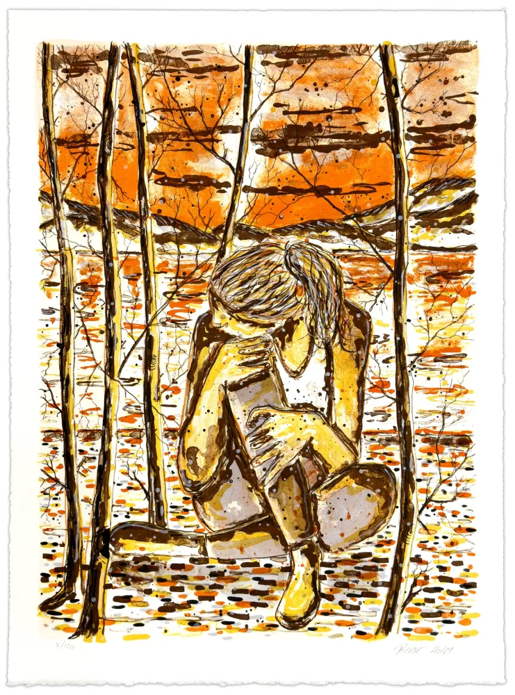 リトグラフ Holm - Sans titre 3