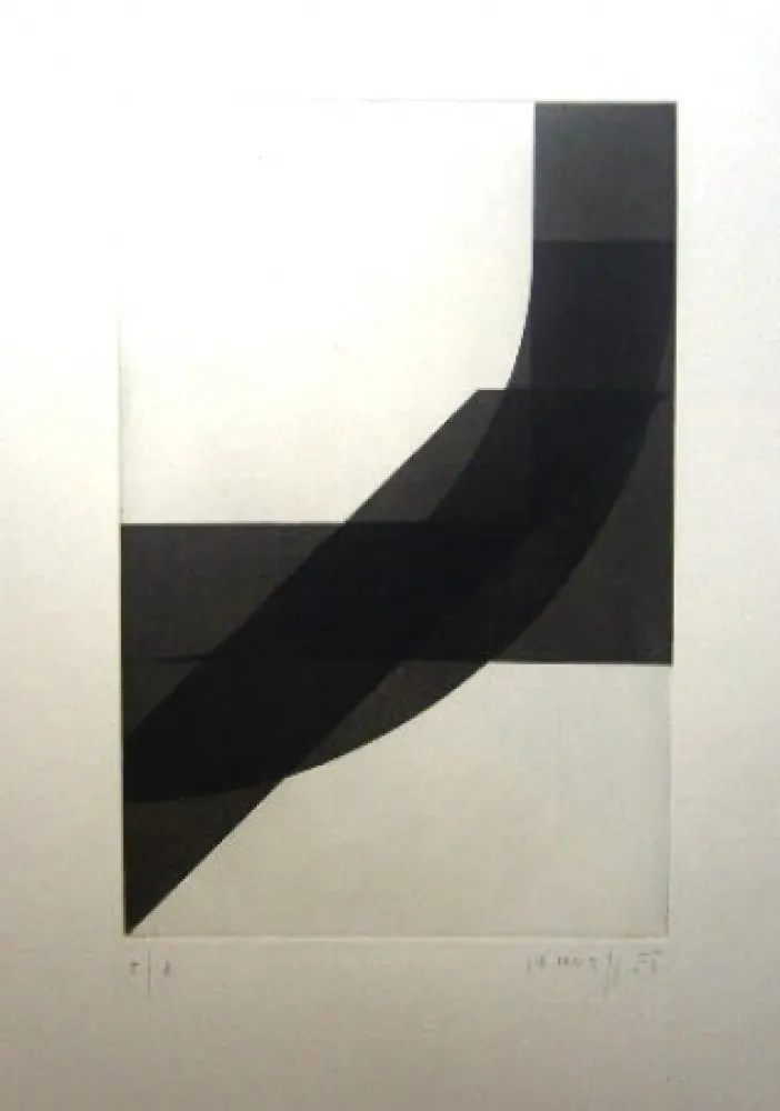 彫版 Honegger - Composition géométrique 4