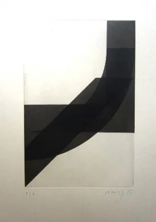 彫版 Honegger - Composition géométrique 4