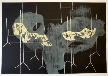 リトグラフ Honegger - Transmissions