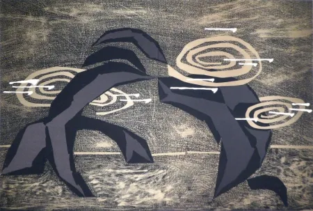 リトグラフ Honegger - Transmissions