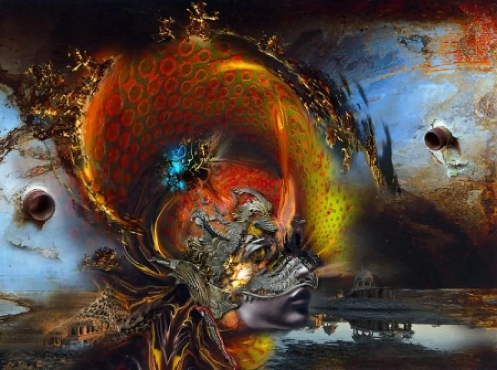 デジタル版画 Hornung - I had no earthly Idea