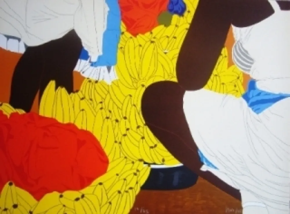 リトグラフ Hoyos - Bazurto