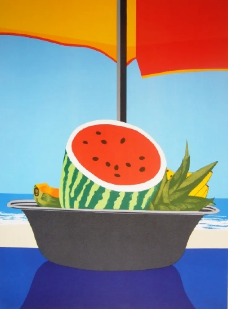 リトグラフ Hoyos - Porcelana del Caribe 