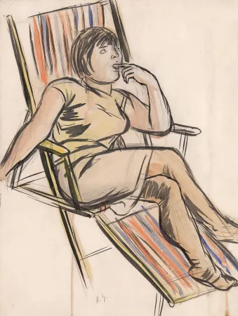 技術的なありません Hubbuch - Marianne im Liegestuhl