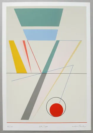 シルクスクリーン Huber - Composition WK