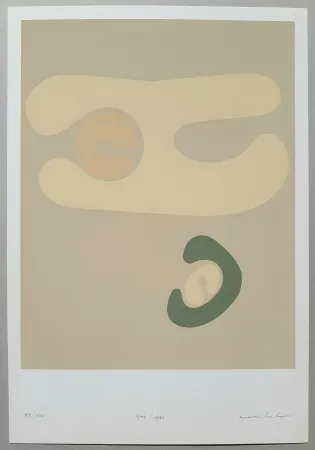 シルクスクリーン Huber - Composizione bios