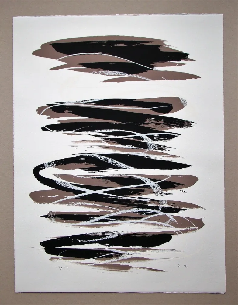 シルクスクリーン Huber - Verses VII