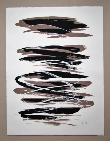 シルクスクリーン Huber - Verses VII