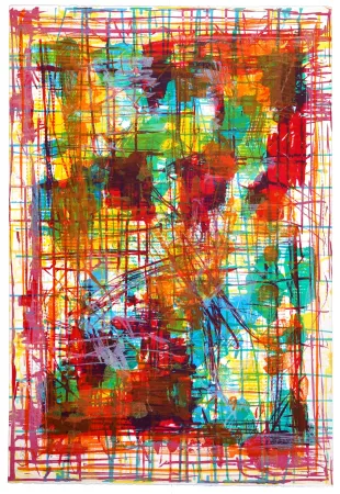 リトグラフ Huftier - En pastel