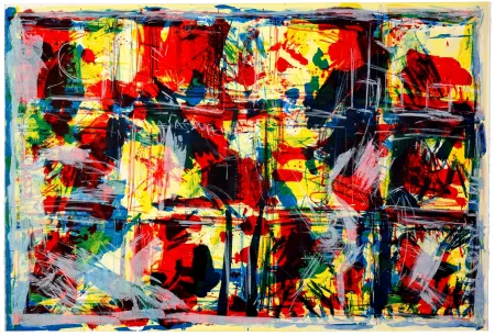 リトグラフ Huftier - Le mystère et le risque