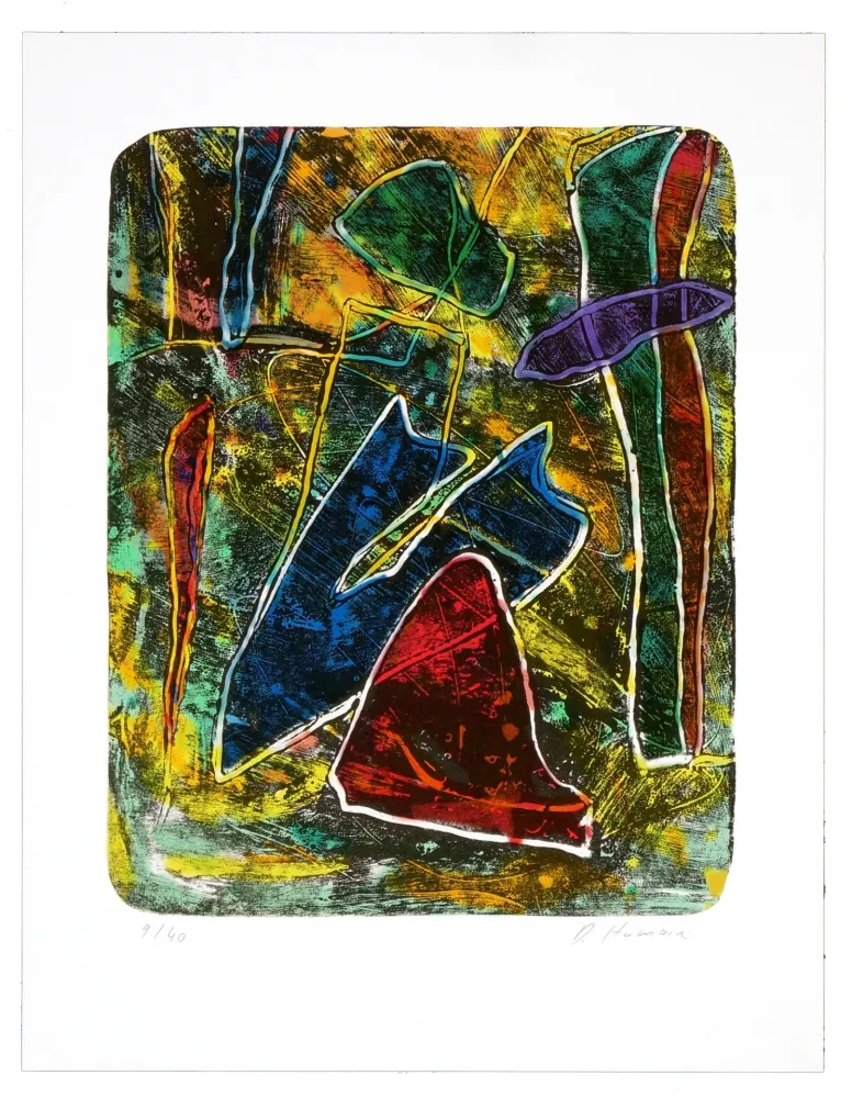 リトグラフ Humair - IV