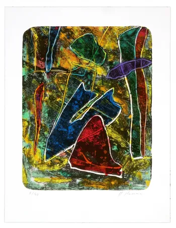 リトグラフ Humair - IV