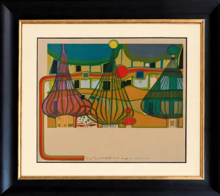 リトグラフ Hundertwasser - L'Expulsion