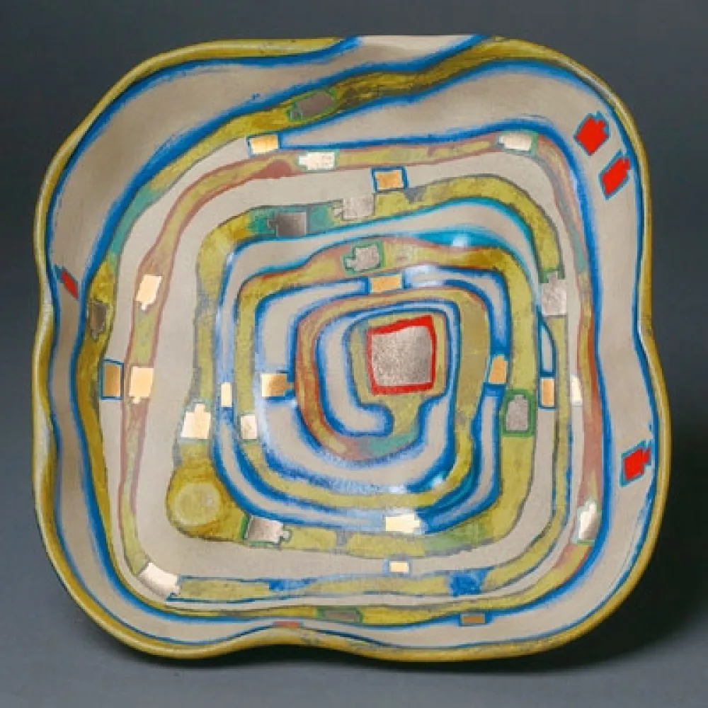 シルクスクリーン Hundertwasser - Spiralental
