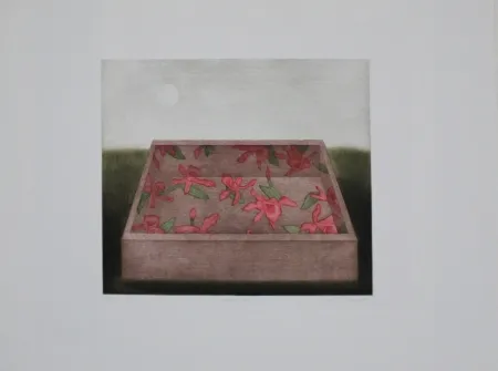 メゾチント彫法 Hwang - Moon & Box