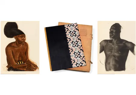 挿絵入り本 Iacovleff  - DESSINS ET PEINTURES D'AFRIQUE. Exécutés au cours de l'Expédition Citroën Centre Afrique (1927).