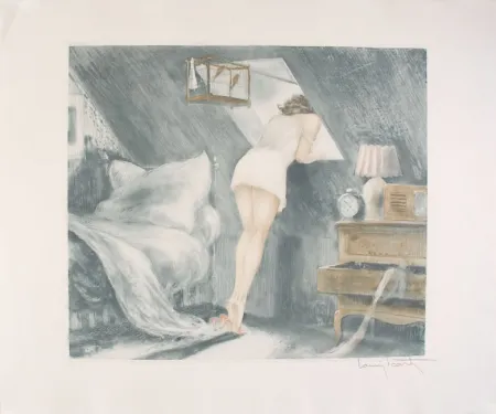 エッチング Icart - Attic Room - Sous le Toit