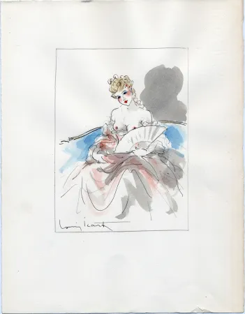 挿絵入り本 Icart - Crébillon. LA NUIT ET LE MOMENT. 25 eaux-fortes et 2 aquarelles originales signées (1946)s