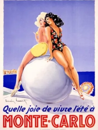 リトグラフ Icart - MONTE CARLO