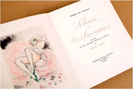挿絵入り本 Icart - Nerciat, Andréa de : FÉLICIA OU MES FREDAINES. 20 eaux-fortes  en couleurs par Louis Icart. ‎ 