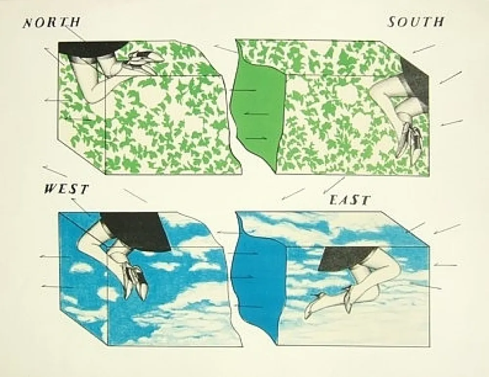 リトグラフ Ikeda - Nord - Sud - Est - Ovest