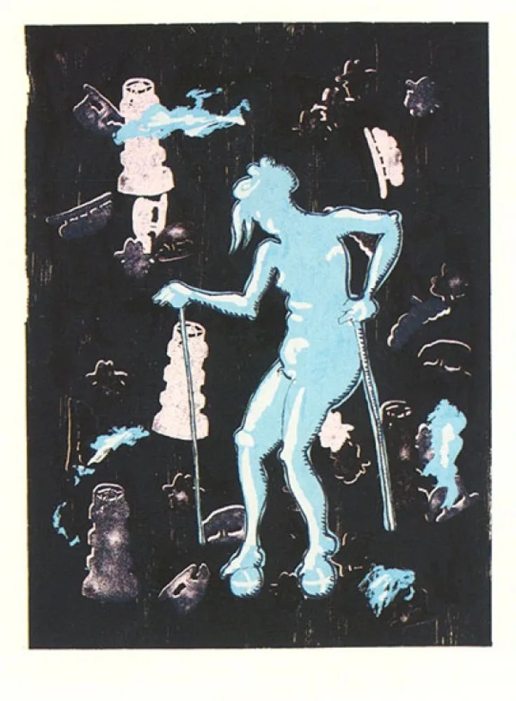 多数の Immendorff - Dialog - Gertrude