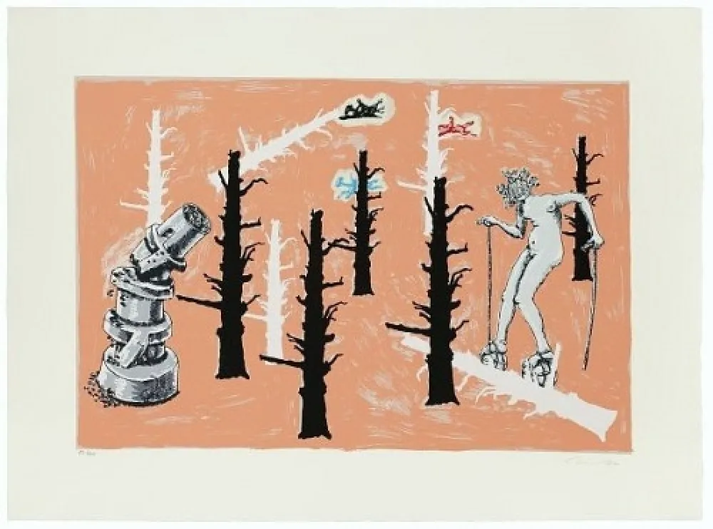 多数の Immendorff - Schwarzes Schaf