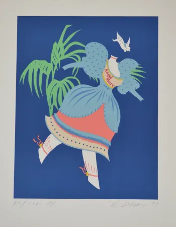 リトグラフ Indiana - Angel More - Mother of us all portfolio