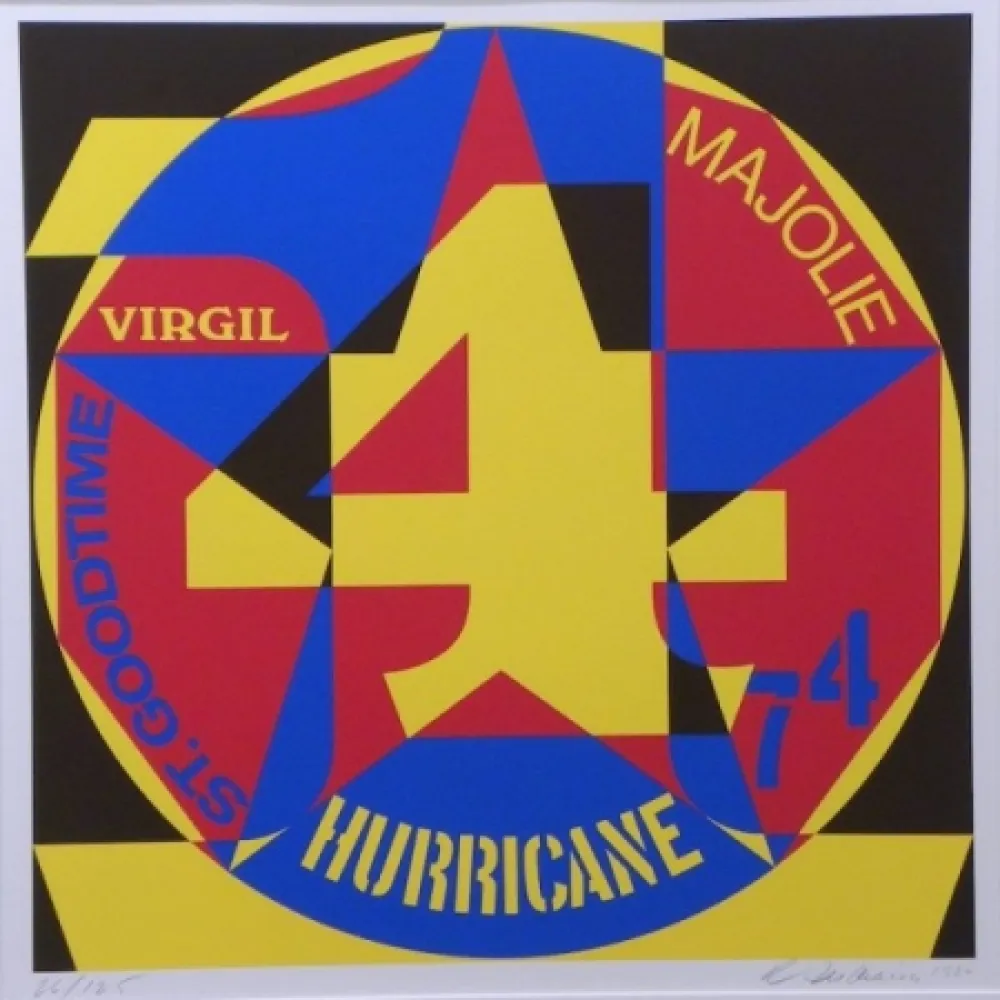 シルクスクリーン Indiana - Decade Autoportrait