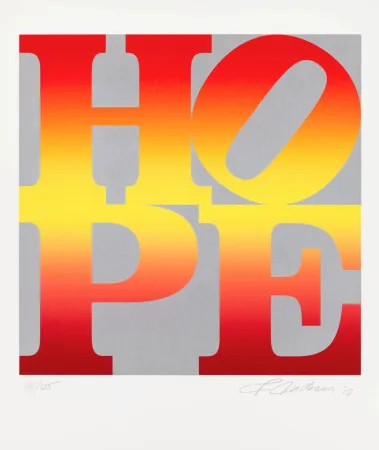 シルクスクリーン Indiana - Four Seasons of Hope: Autumn (Silver)