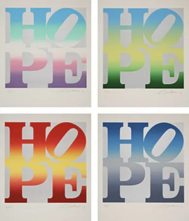 シルクスクリーン Indiana - Four Seasons of Hope (Silver)